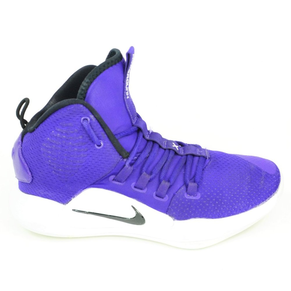 Nike Hyperdunk X Men's Size 7 Purple White Mid Top Basketball Shoes AR0467-500